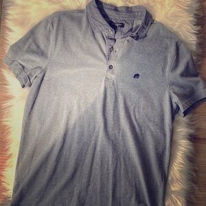 Banana republic short sleeve gray polo xl